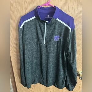 Colosseum men’s K-State pull over jacket, size medium, used